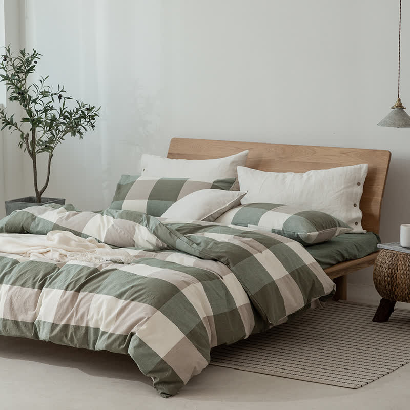 Simple Style Duvet Cover Dorm Bedding Set