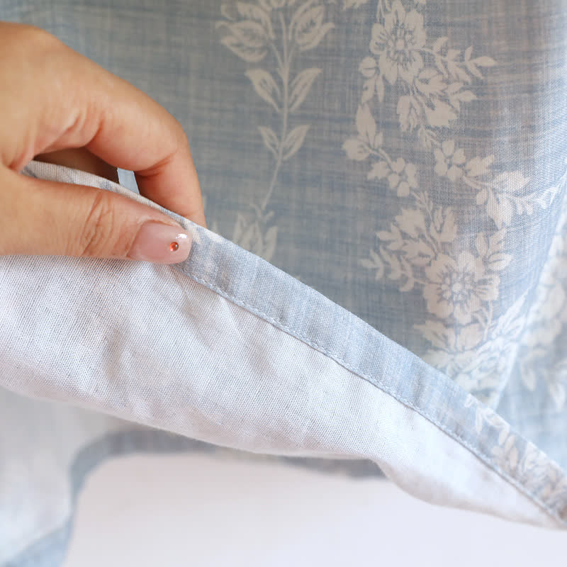 Rose Bow Cotton Tank Pajama Set