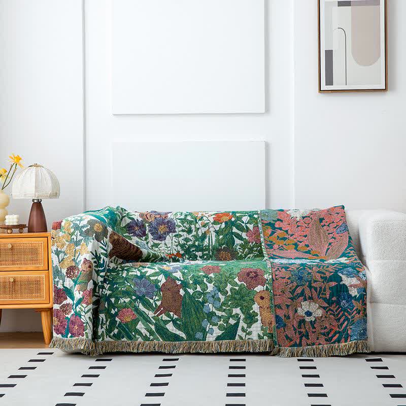 Forest Animal Organic Cotton Gauze Quilt