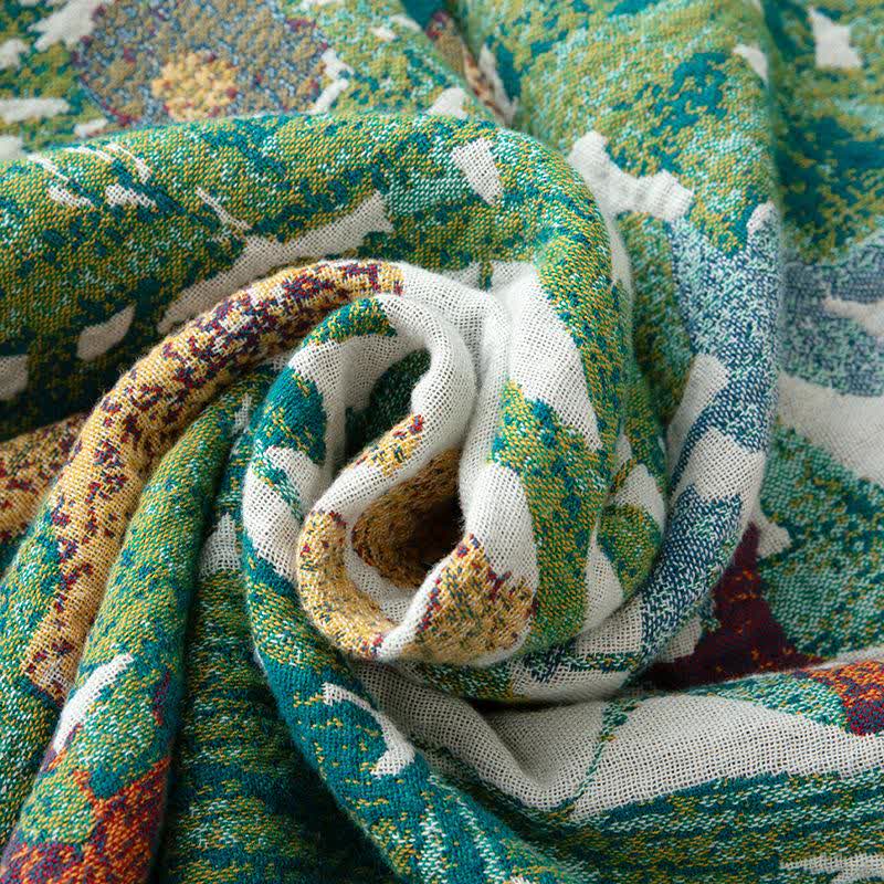 Forest Animal Organic Cotton Gauze Quilt