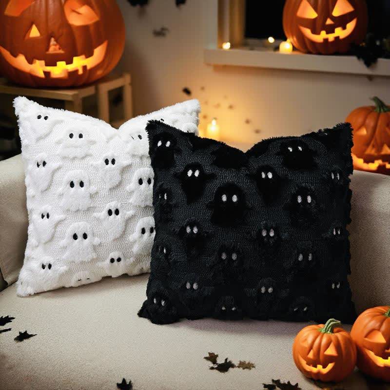 Halloween Ghost Embroidered Pillow Covers(2PCS)