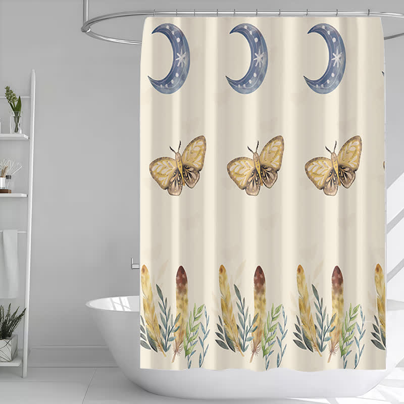Pastoral Waterproof Spa Shower Curtain