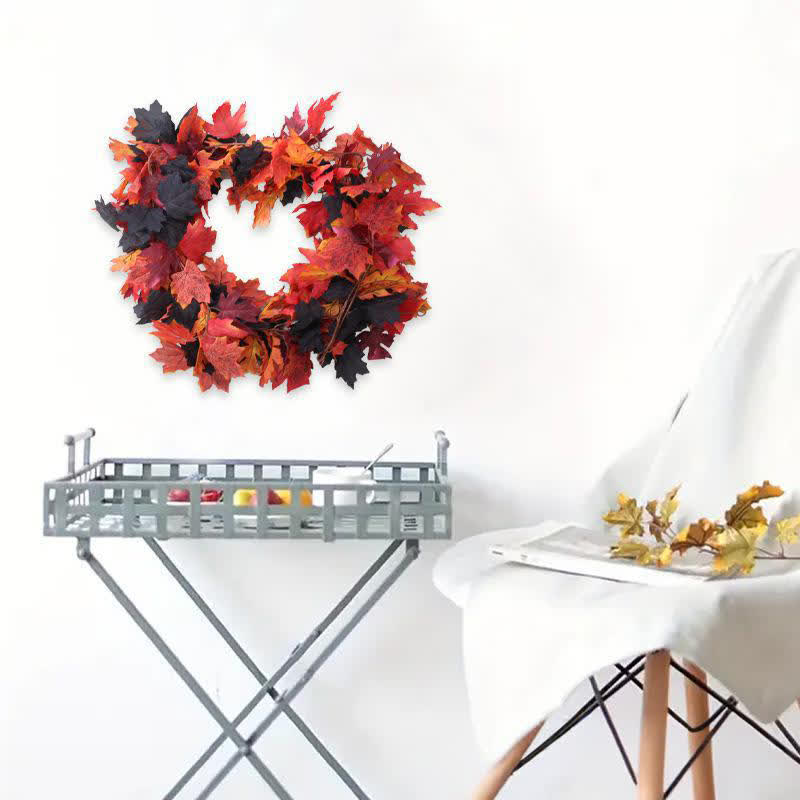 Halloween Artificial Maple Leaf Vine Garland