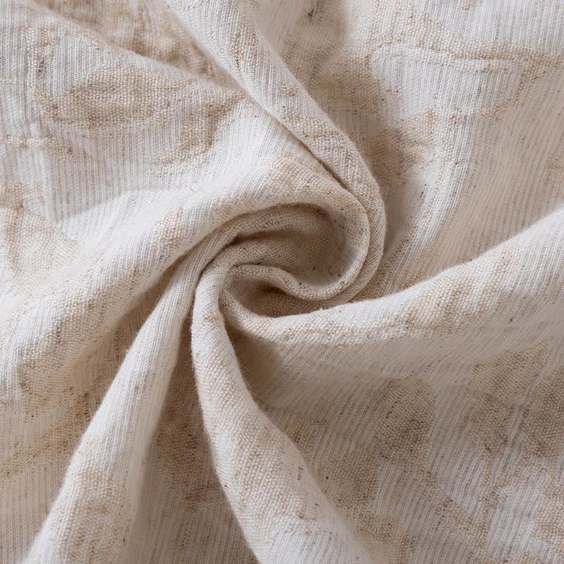 Matching Minimalist Cotton Linen Loungewear Set