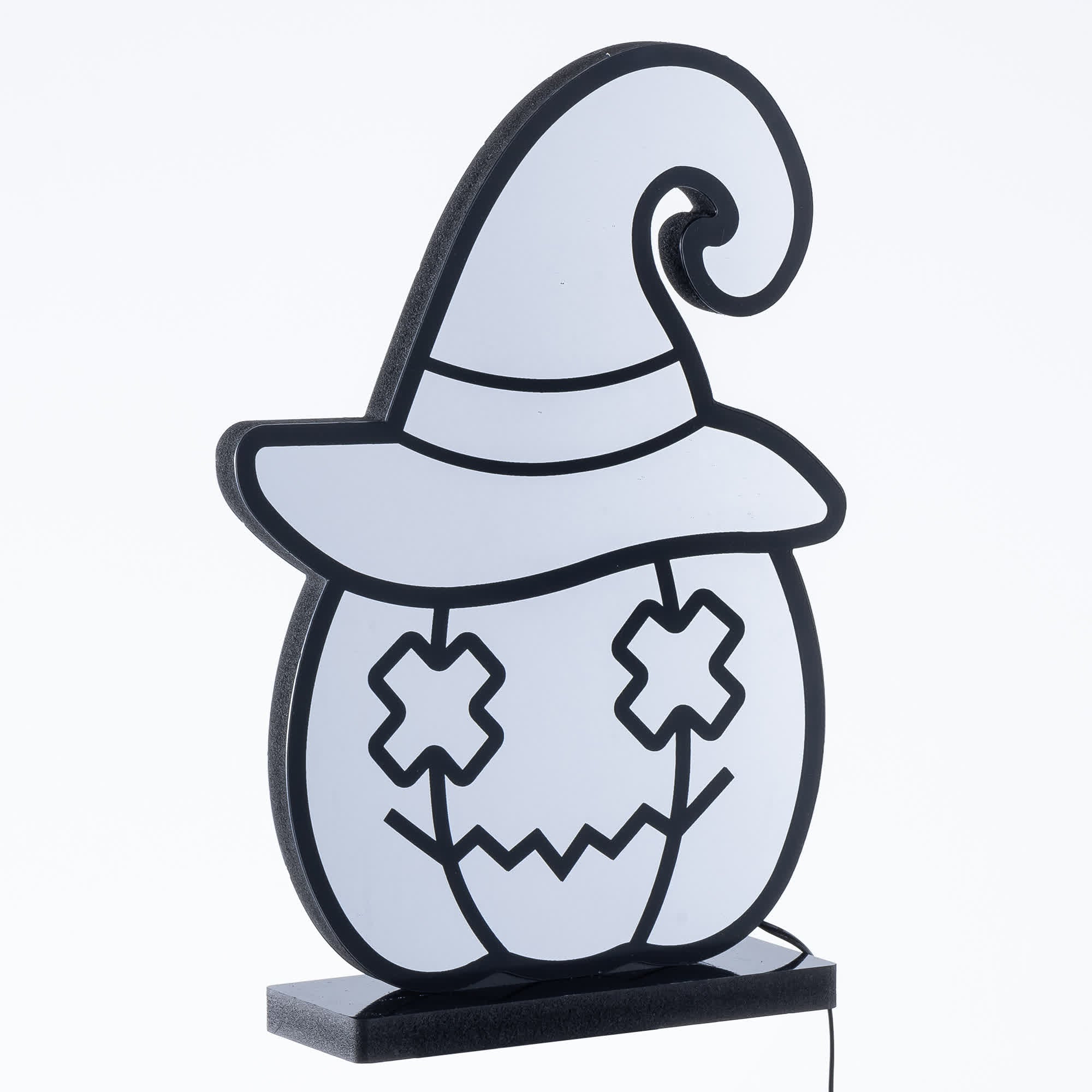 Halloween Infinity Lights Pumpkin with Hat