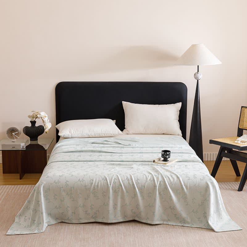 Pastoral Leaf Cooling Sheet Bedspread