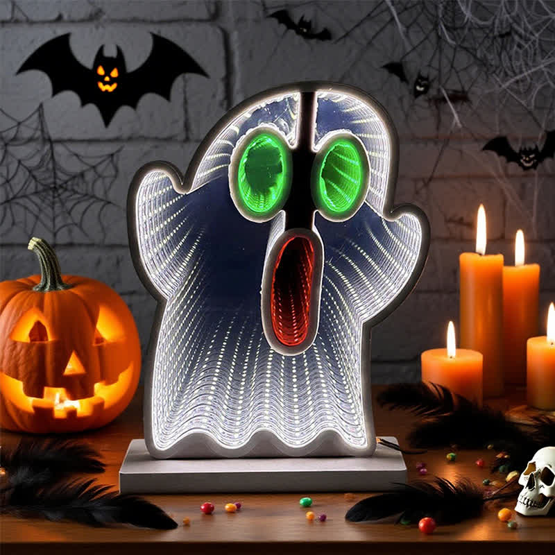 Halloween Funny Demon 3D Infinity Lights