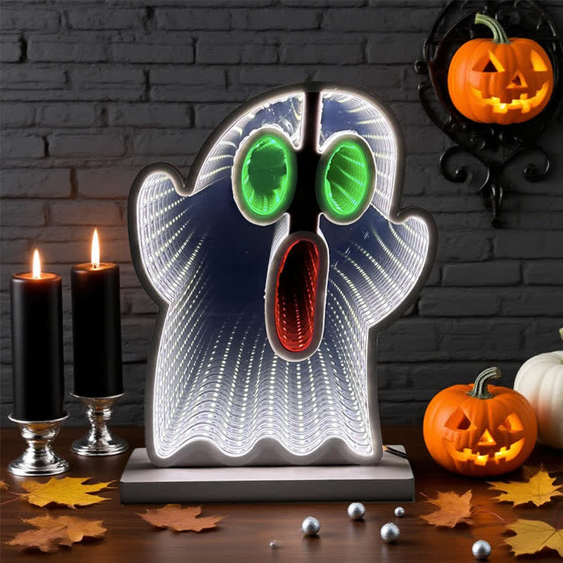 Halloween Funny Demon 3D Infinity Lights