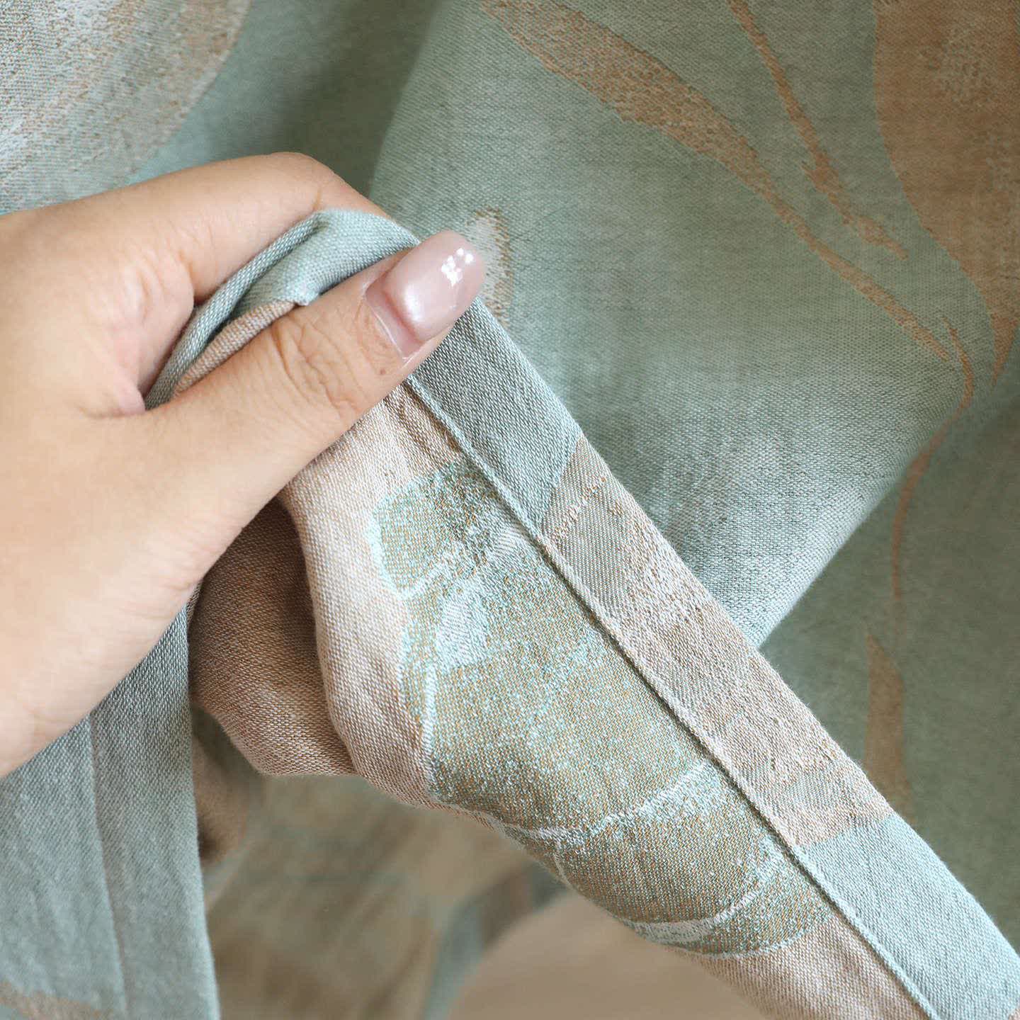 Tulip Natural Cotton Gauze Jacquard Nightdress