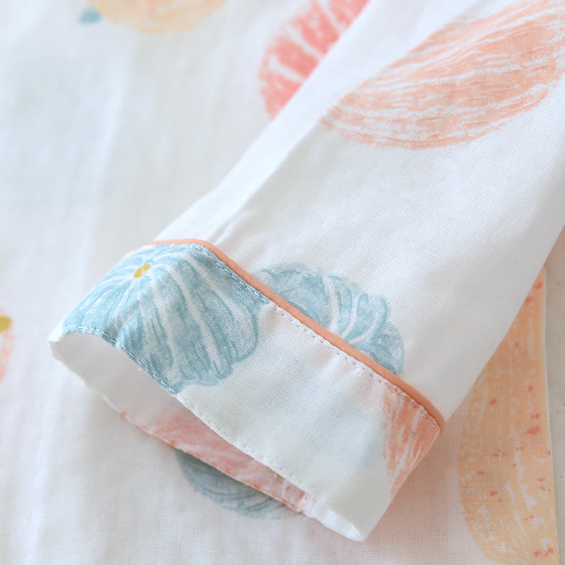 Pumpkin Organic Cotton Gauze Loungewear Set