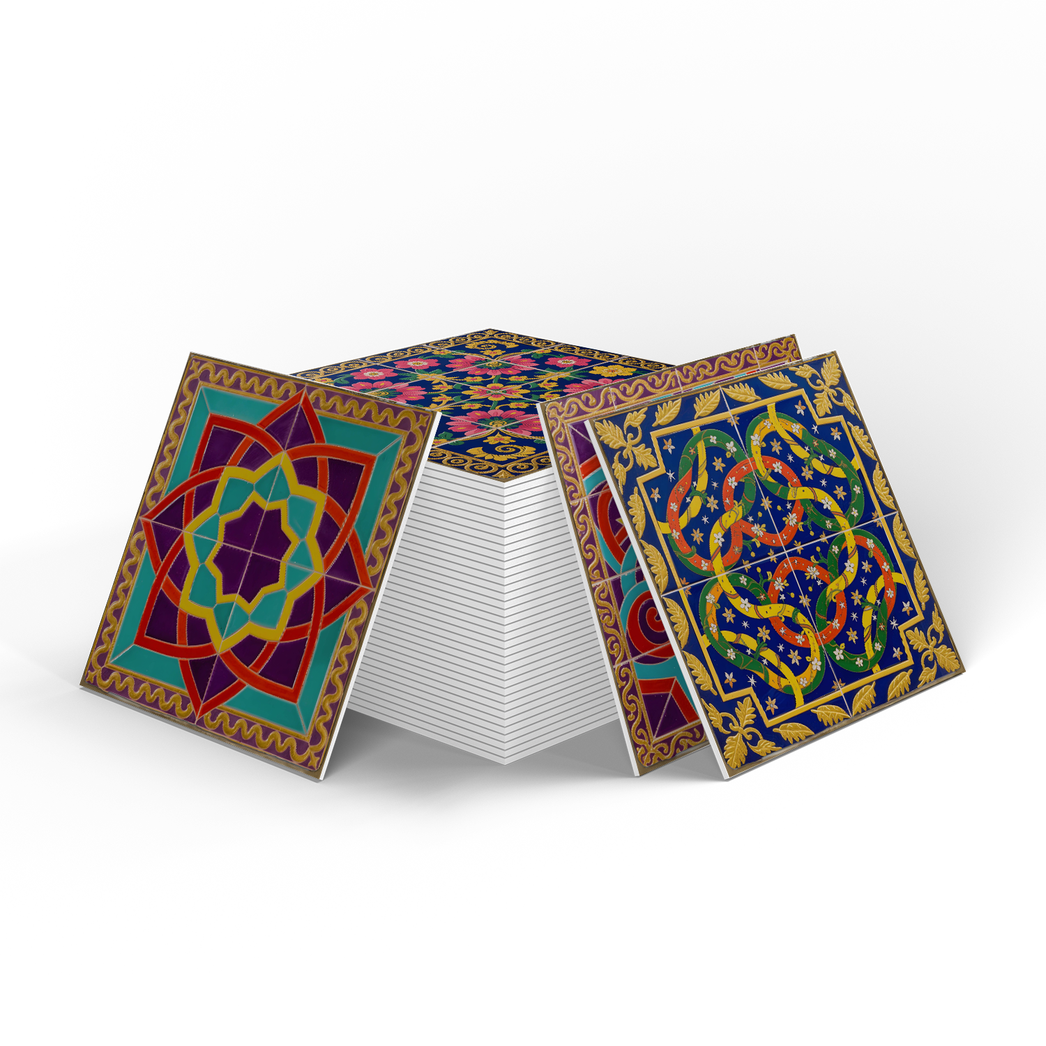 Peel & Stick Boho Waterproof Tile Wall Decals