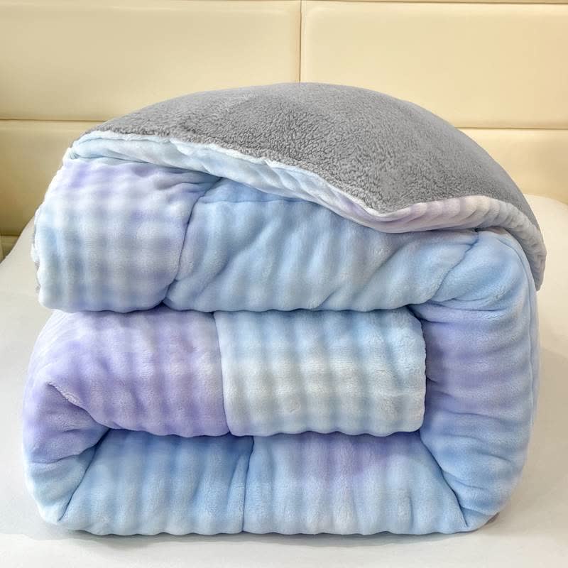 Fluffy Gradient Color Sherpa Warm Blankets