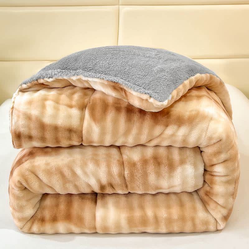 Fluffy Gradient Color Sherpa Warm Blankets