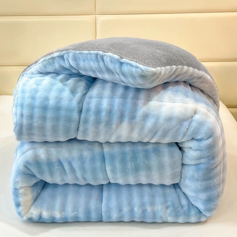 Fluffy Gradient Color Sherpa Warm Blankets