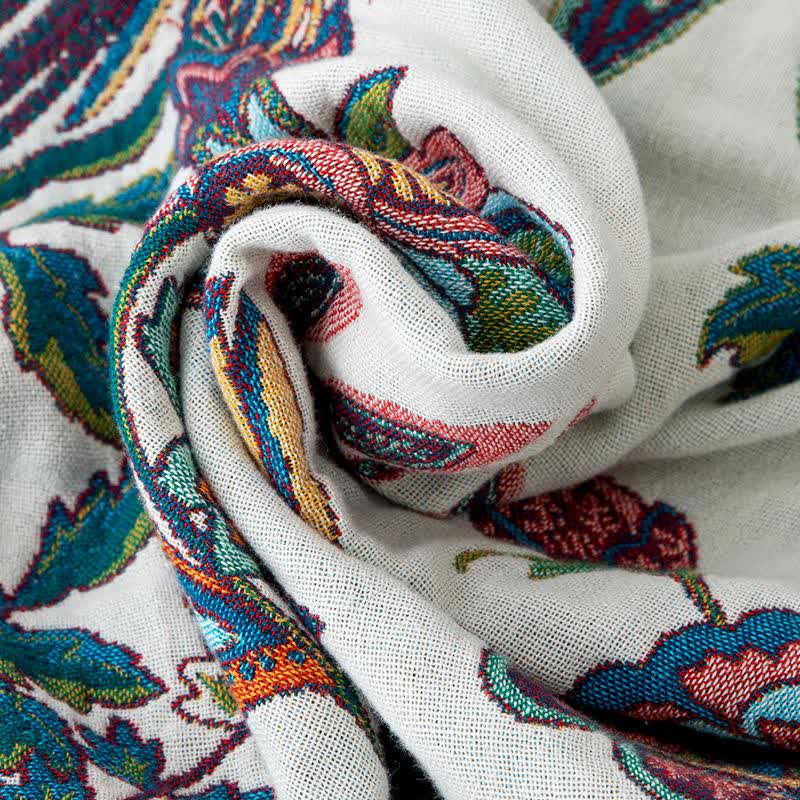 Flying Bird Cotton Gauze Tassel Quilt