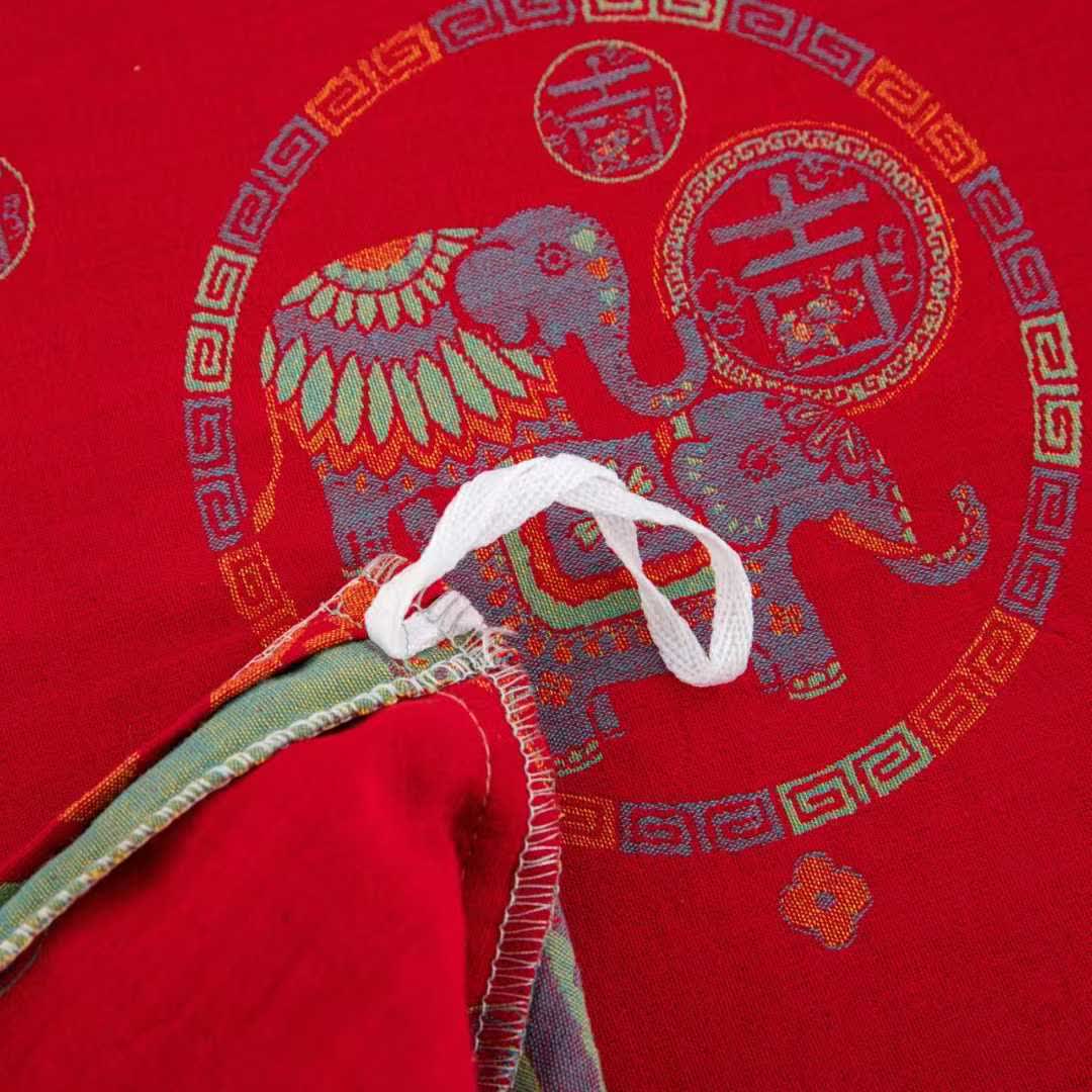 Thai Elephant Cotton Gauze Bedding Set(4pcs)