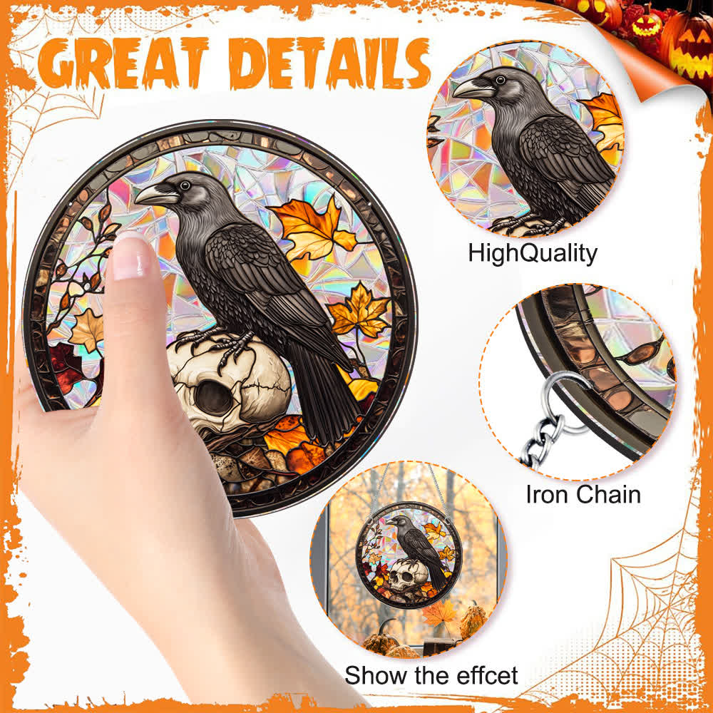 Halloween Stained Sun Catcher  Window Hanging