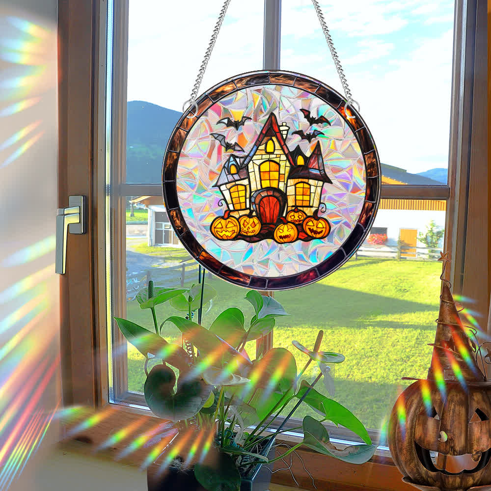 Halloween Decor Acrylic Suncatcher Window Hanging