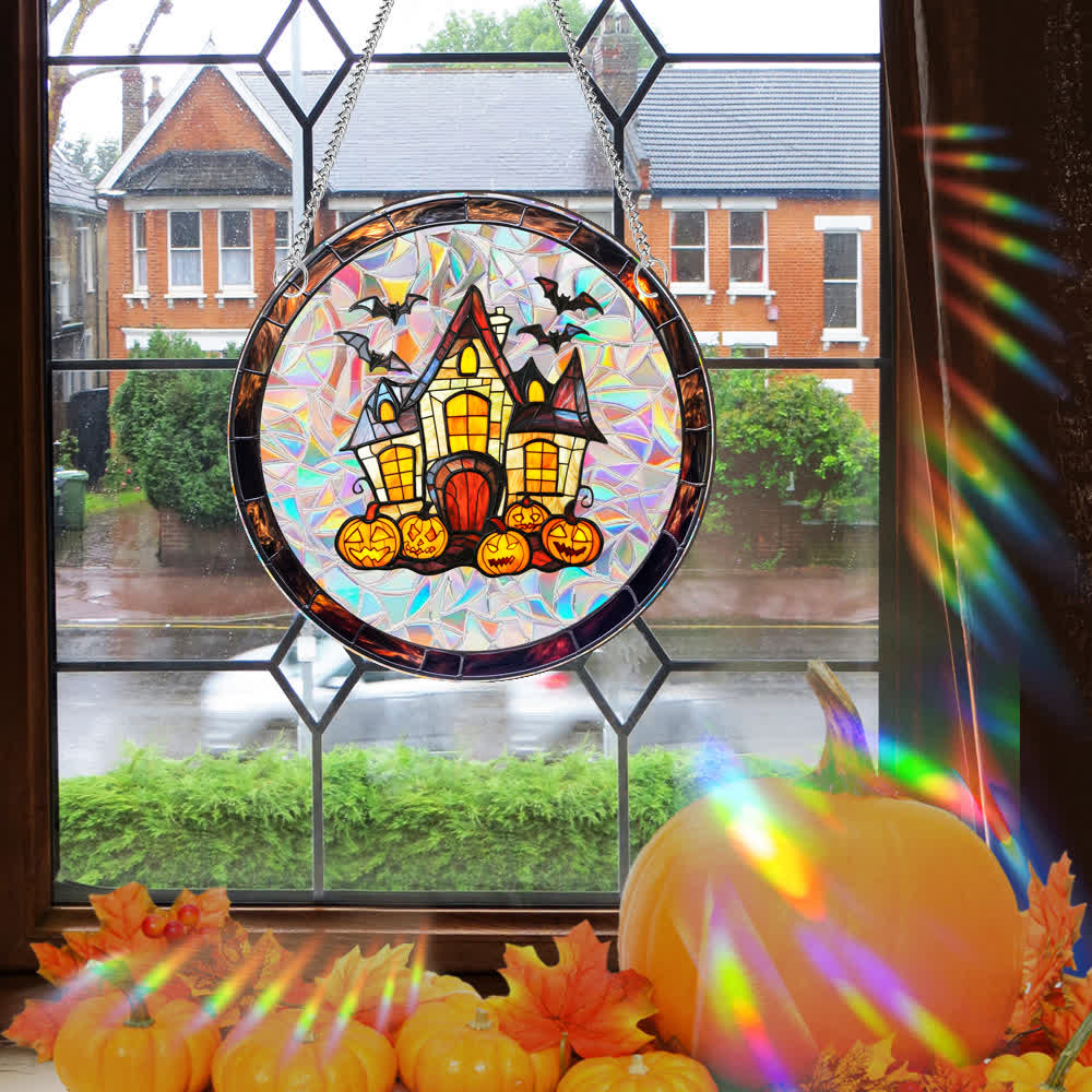 Halloween Decor Acrylic Suncatcher Window Hanging