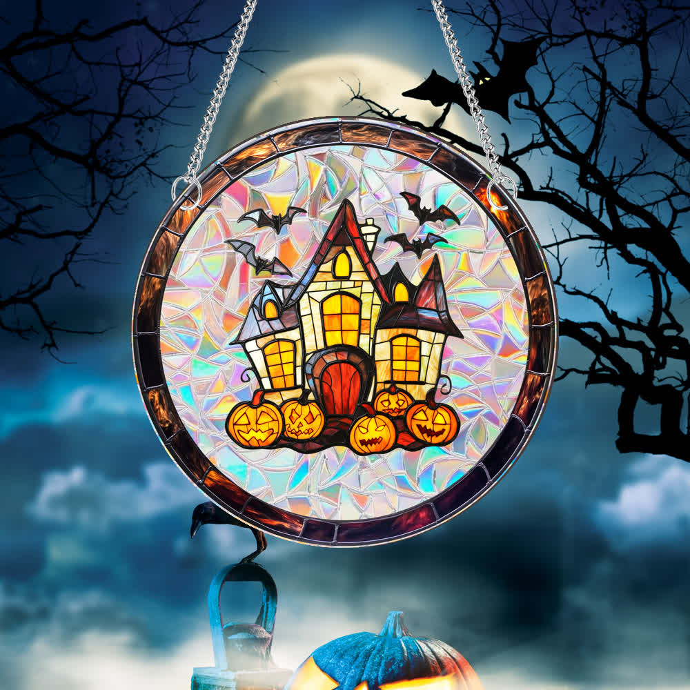 Halloween Decor Acrylic Suncatcher Window Hanging