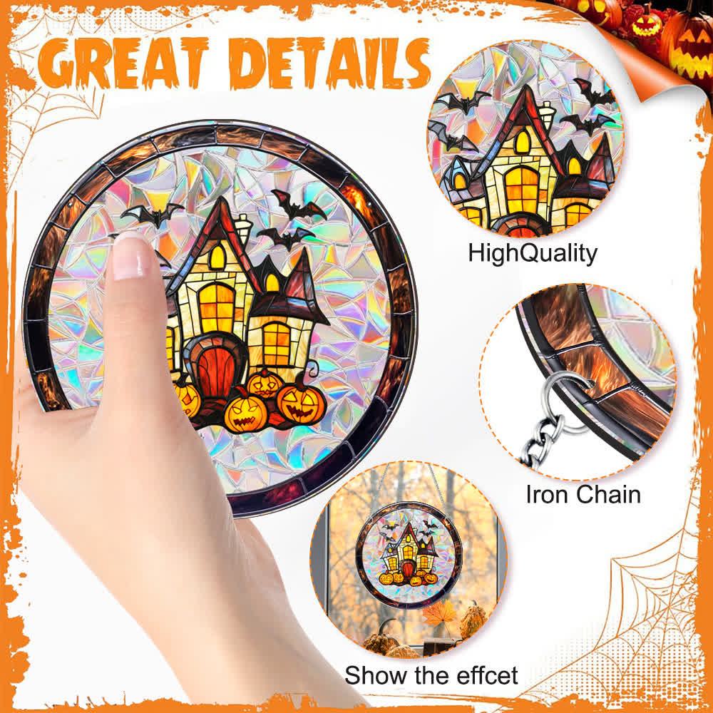 Halloween Decor Acrylic Suncatcher Window Hanging