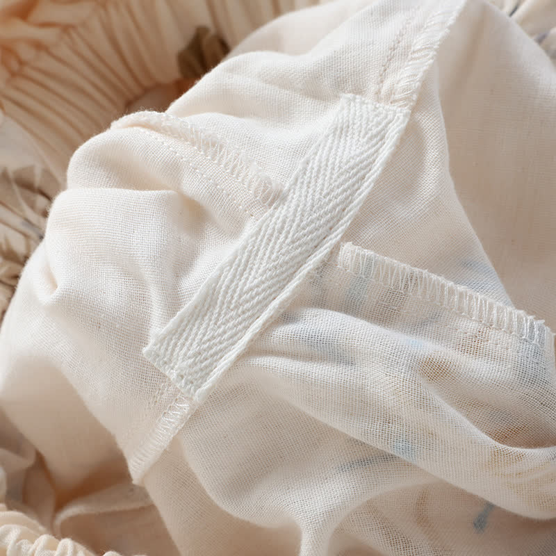 Long Sleeve Cotton Gauze Pajama Set