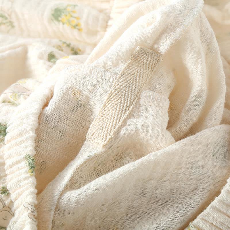 Rustic Bunny Cotton Ruffle Cami Pajamas