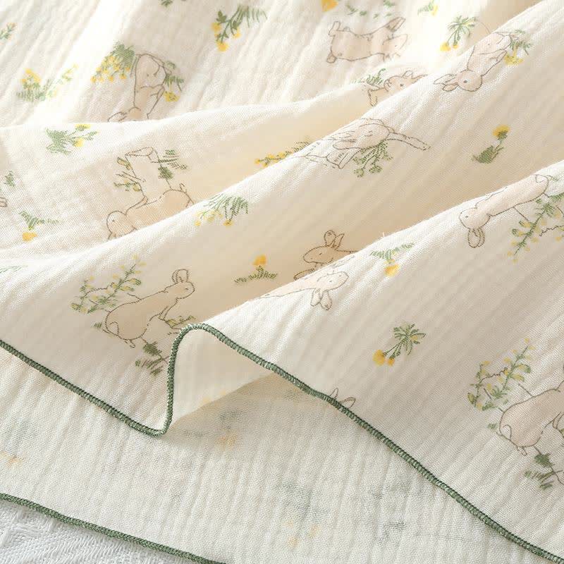 Rustic Bunny Cotton Ruffle Cami Pajamas