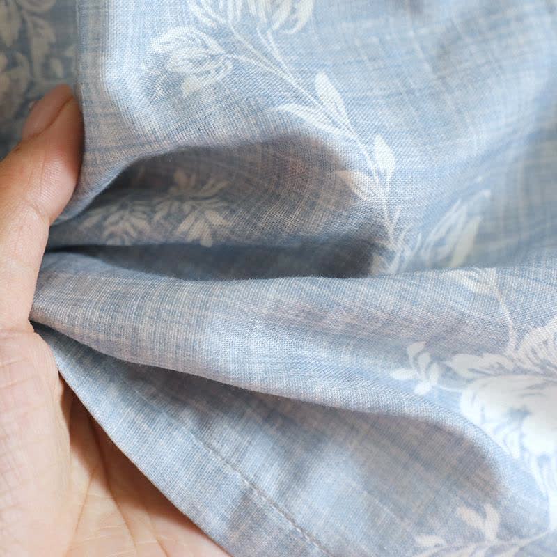 Rose Bow Cotton Tank Pajama Set