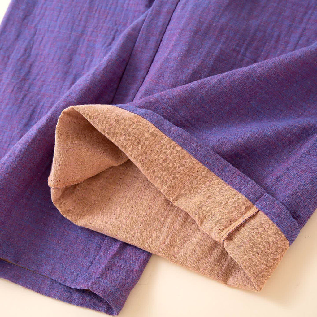 Oriental Style Peony Pomegranate Cotton Sleepwear