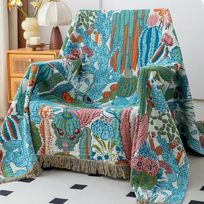Cactus Organic Cotton Gauze Quilt