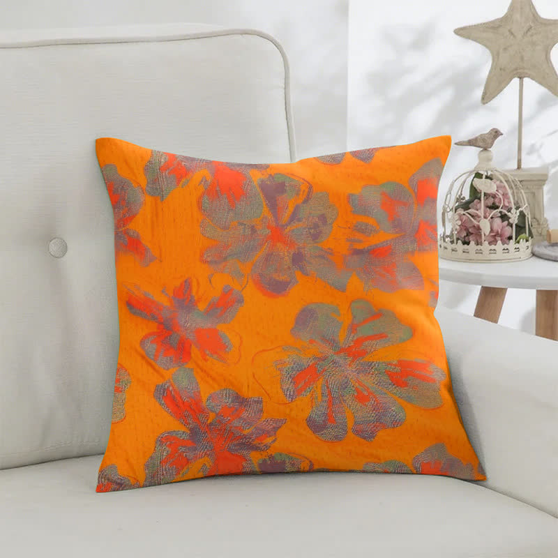 Iris Cotton Gauze Jacquard Square Pillowcases(2PCS)