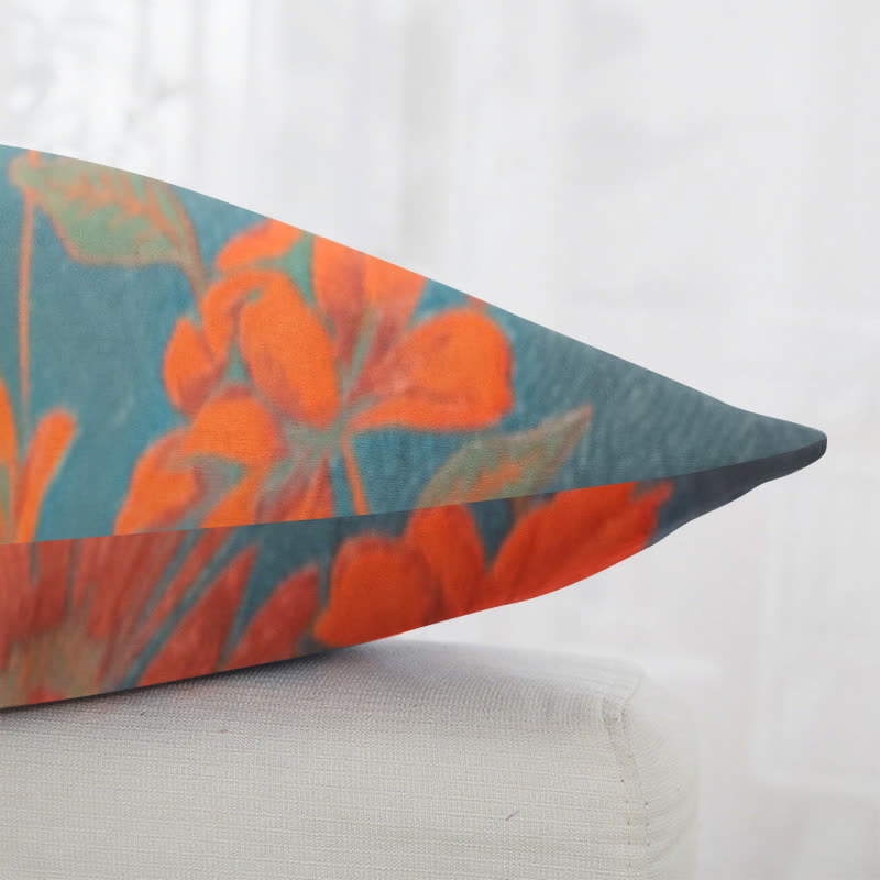 Lotus Cotton Jacquard Square Pillowcases(2PCS)