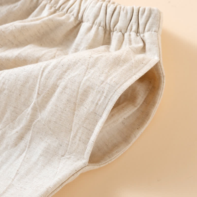 Oriental Style Buttoned Loungewear Set