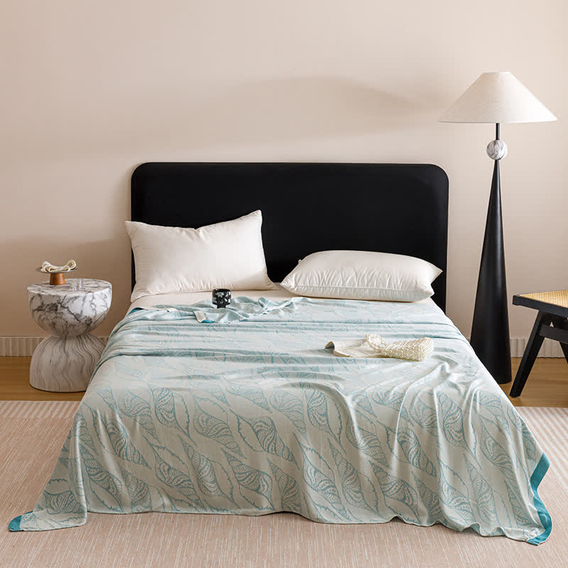 Conch Print Natural Cooling Bedspread