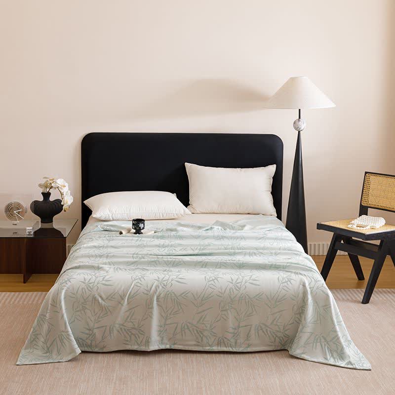 Bamboo Print Cooling Sheet Bedspread