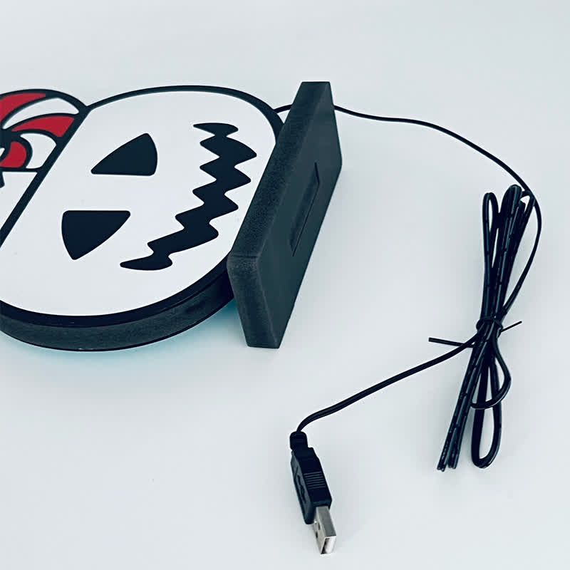 3D Pumpkin Infinity Lights Halloween Decoration