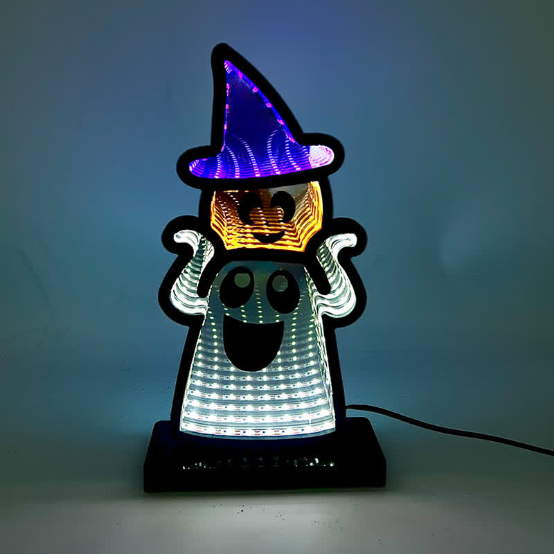 Halloween Funny Ghost Infinity Lights