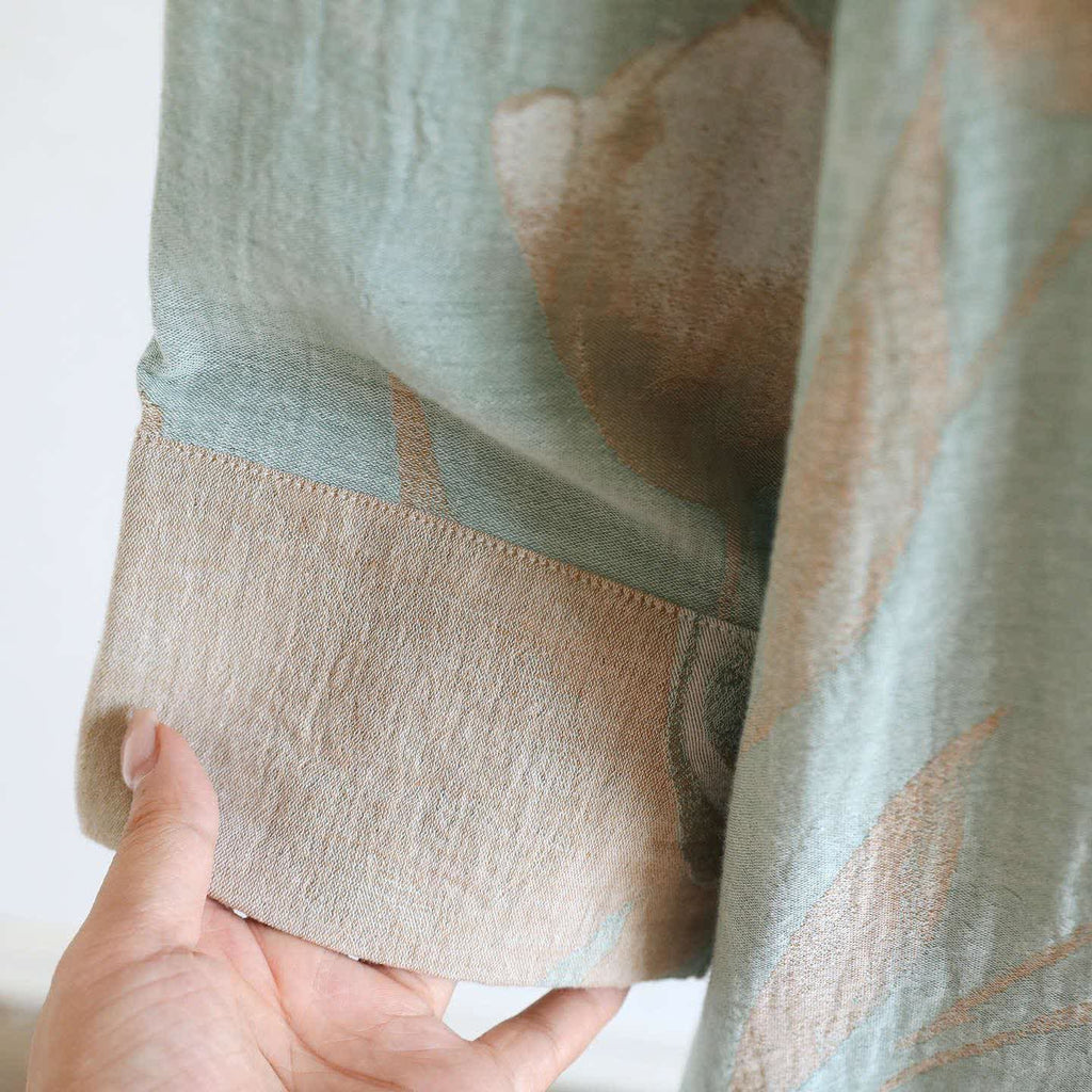 Tulip Natural Cotton Gauze Jacquard Nightdress