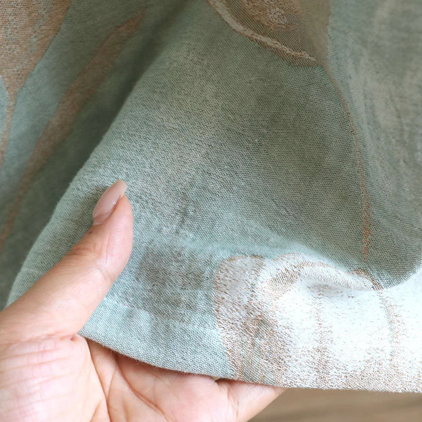 Tulip Natural Cotton Gauze Jacquard Nightdress