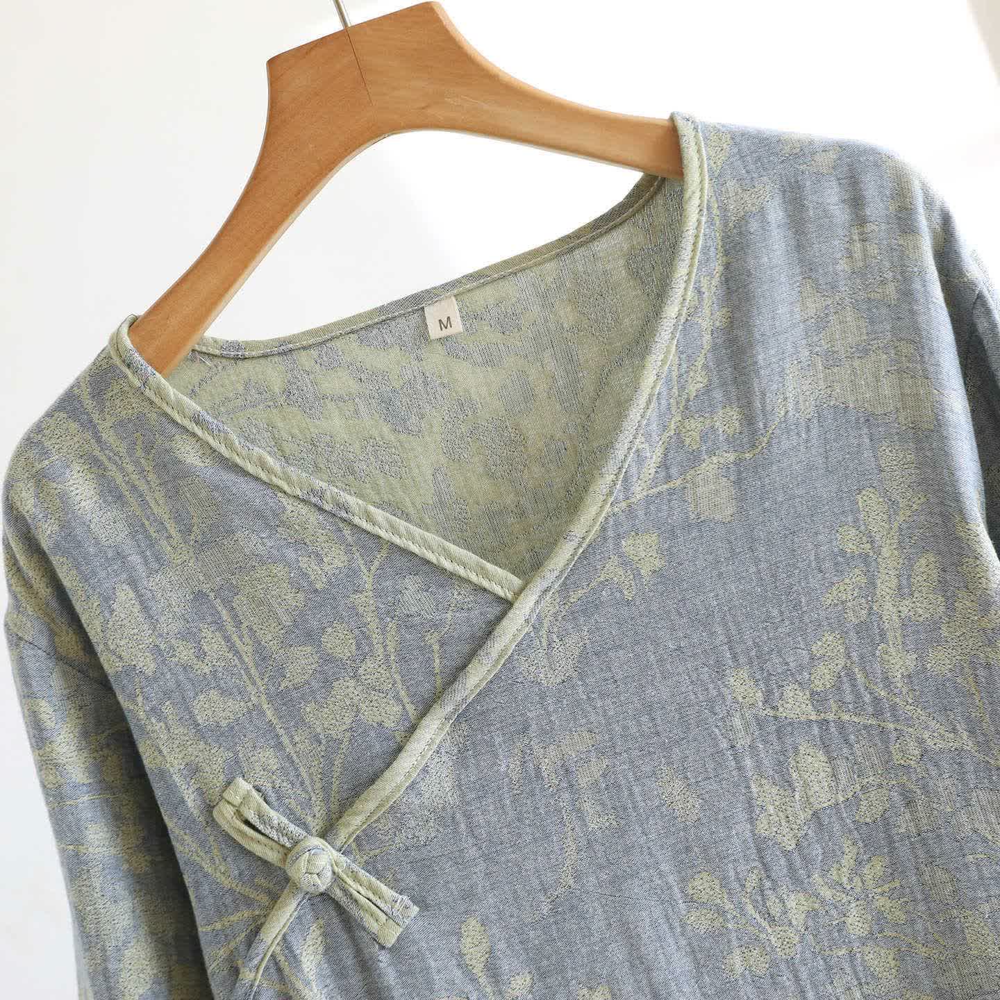 Elegant Floral Organic Cotton Nightdress