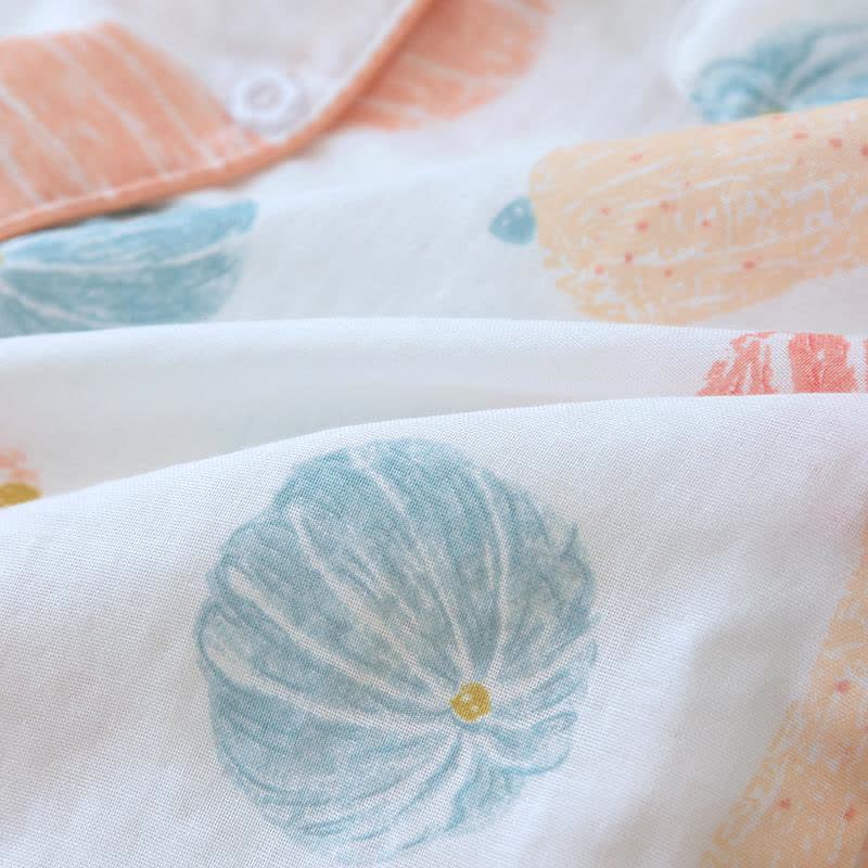 Pumpkin Organic Cotton Gauze Loungewear Set