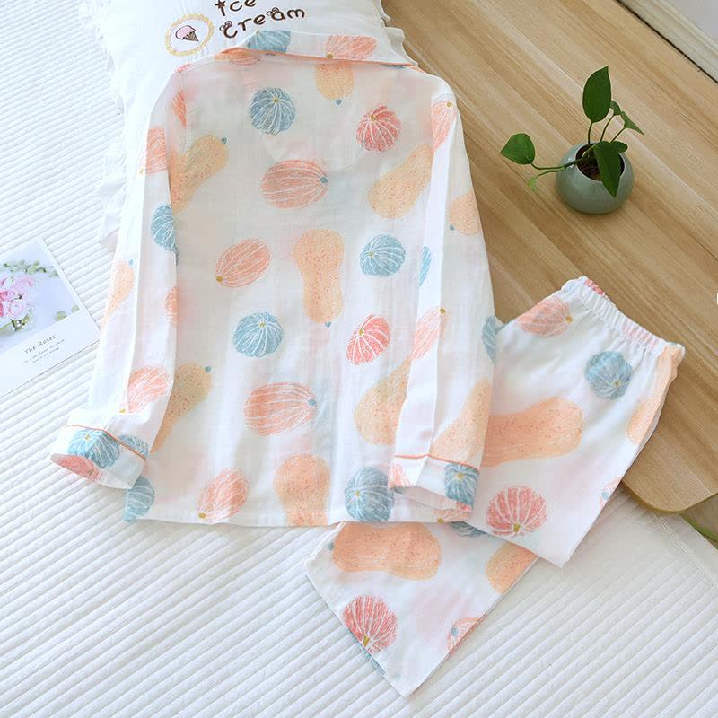 Pumpkin Organic Cotton Gauze Loungewear Set