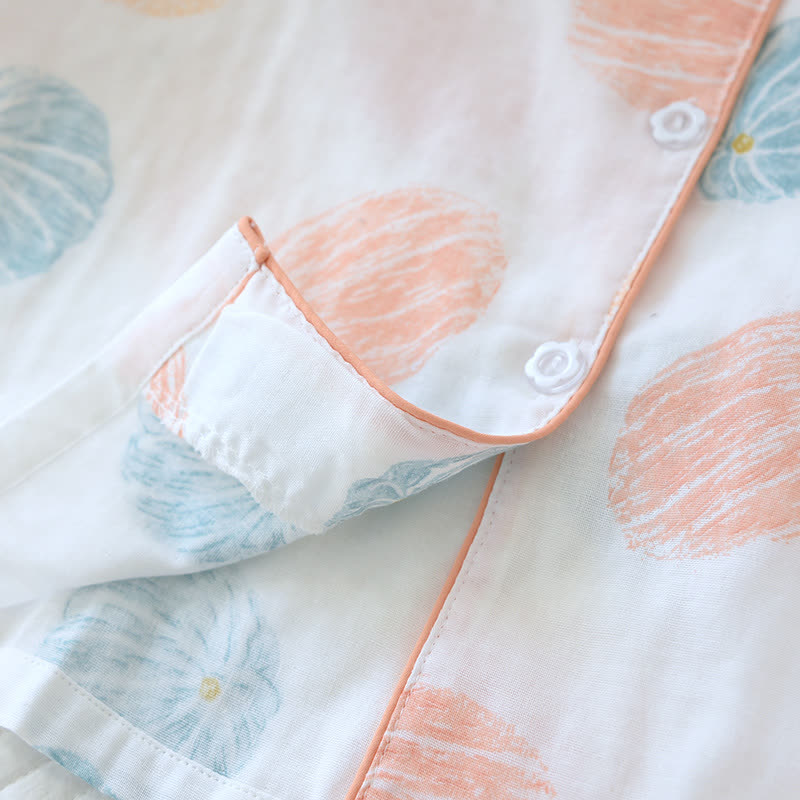 Pumpkin Organic Cotton Gauze Loungewear Set