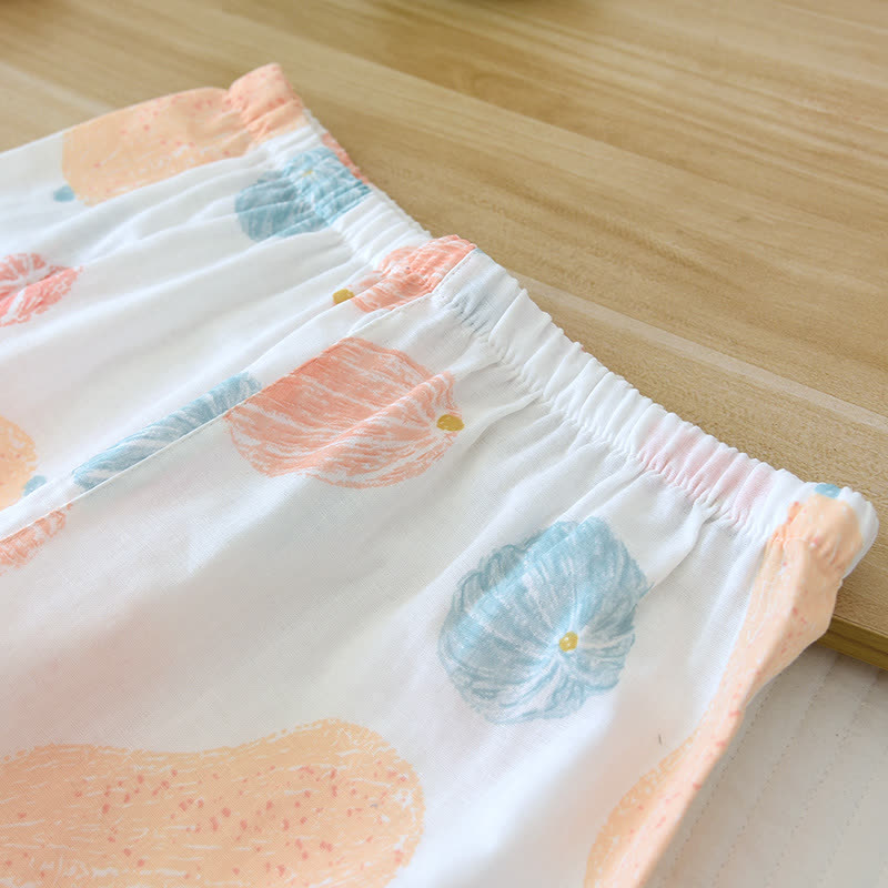 Pumpkin Organic Cotton Gauze Loungewear Set