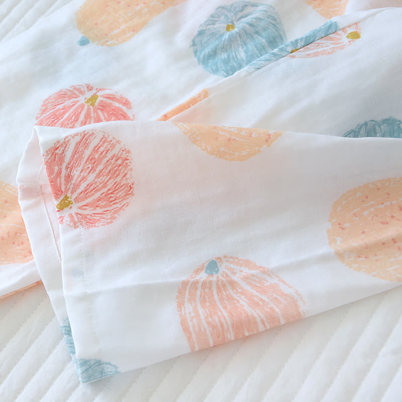 Pumpkin Organic Cotton Gauze Loungewear Set