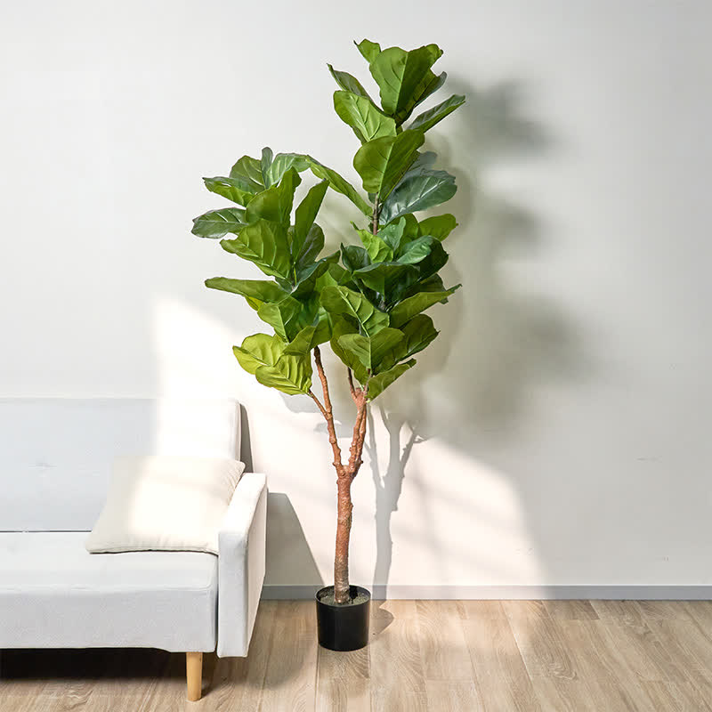 Faux Fiddle Leaf Fig Tree Home Decoration