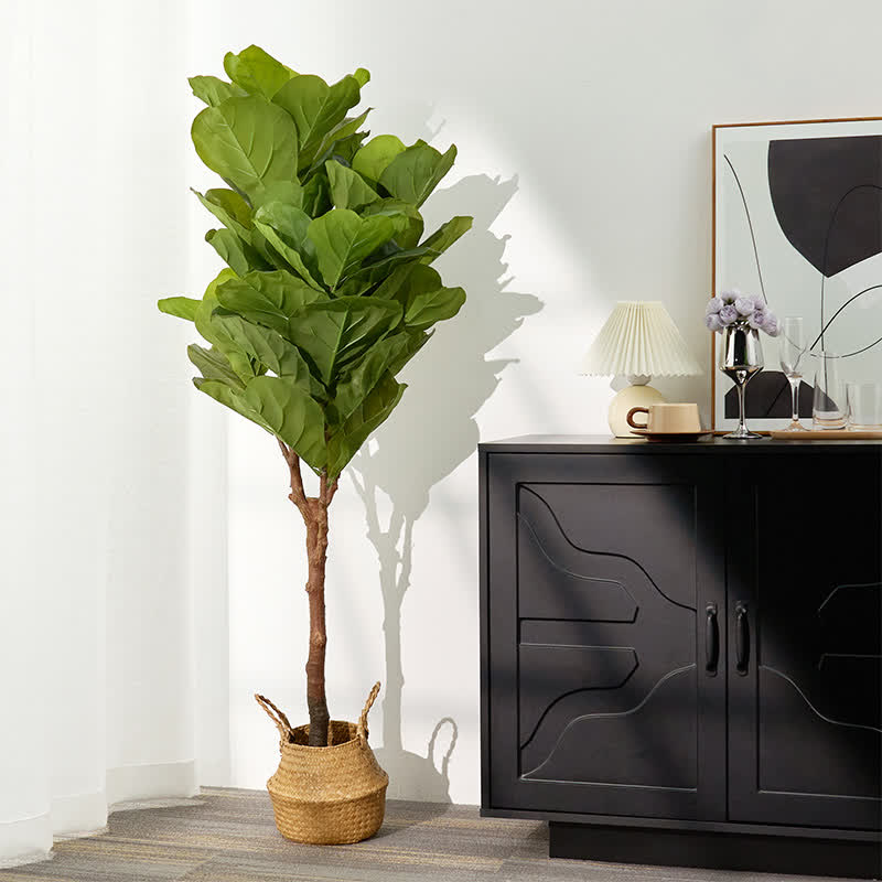 Faux Fiddle Leaf Fig Tree Home Decoration