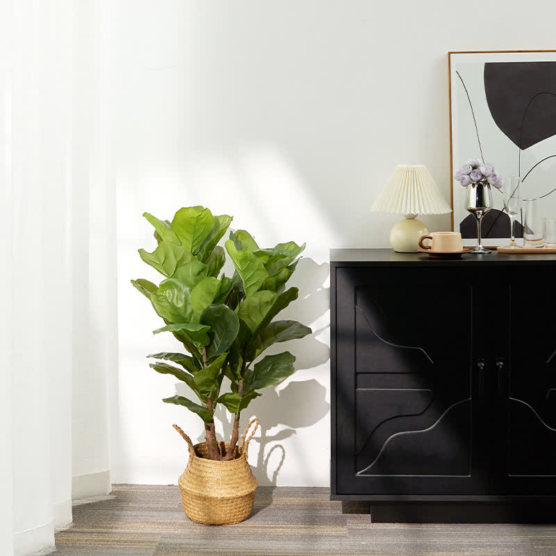Faux Fiddle Leaf Fig Tree Home Decoration