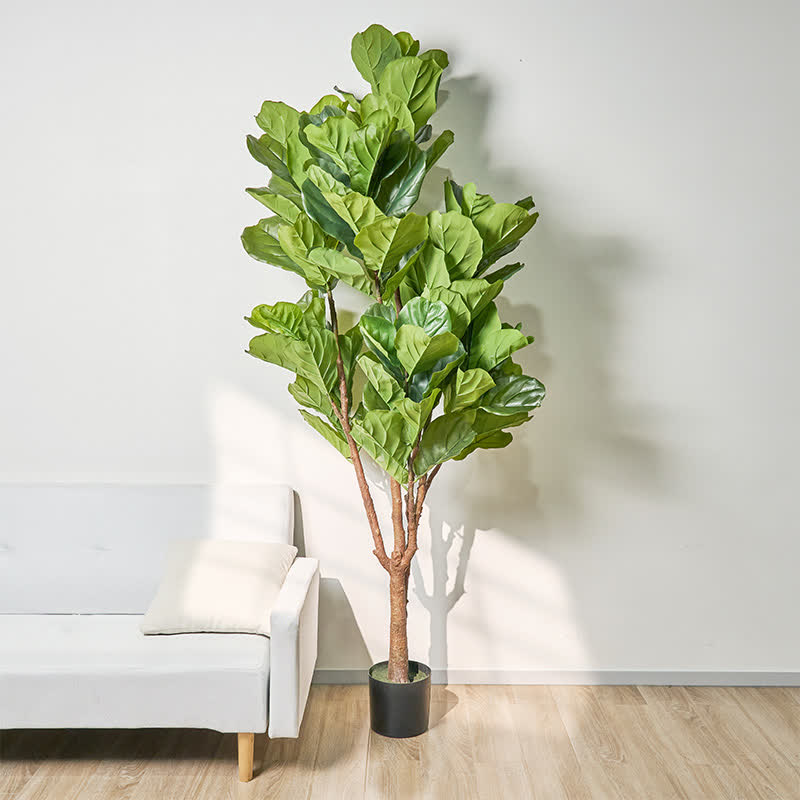 Faux Fiddle Leaf Fig Tree Home Decoration